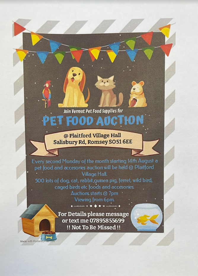 Pet Food Auction